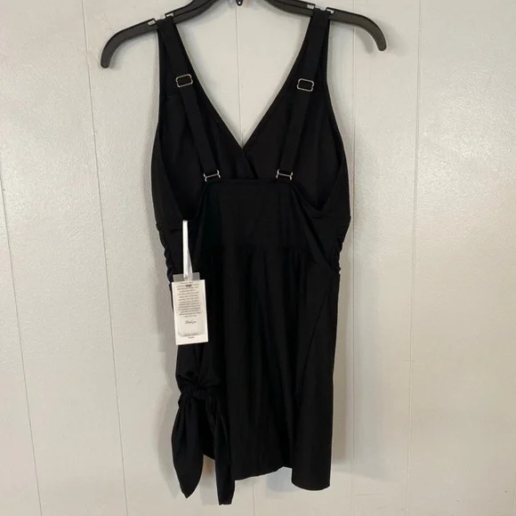 GRACE KARIN Swim Dress One Piece Swimsuit Women Tummy Control Tie Knot NWT M - Picture 3 of 8